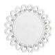 Oval Loop Frame Round Mirror